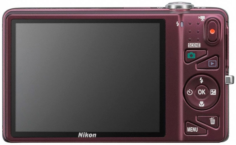 Цифровий фотоапарат NIKON Coolpix S5200 Plum Кіл-ть ефективних мегапікслів 16