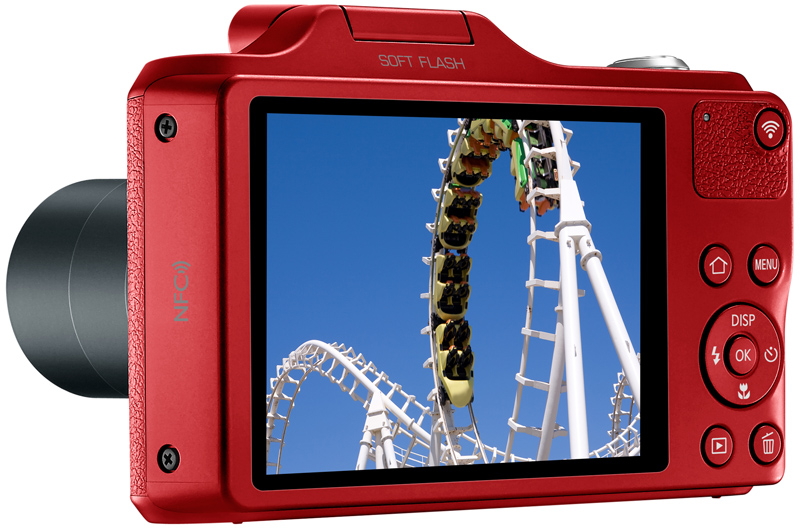 Цифровий фотоапарат Samsung EC-WB50F Red Кіл-ть ефективних мегапікслів 16.2