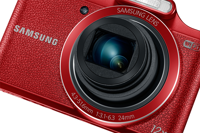 Цифровий фотоапарат Samsung EC-WB50F Red Тип матриці CCD (ПЗС)