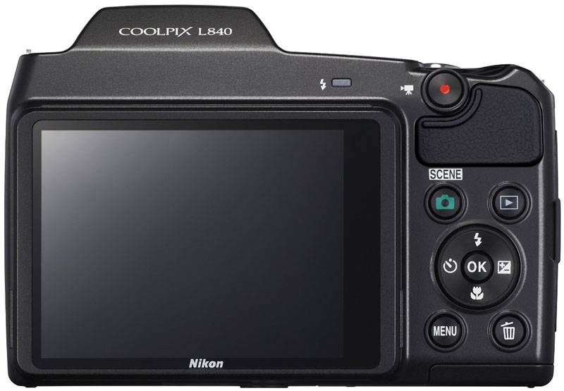 Фотоаппарат NIKON Coolpix L840 Black (VNA770E1) Кол-во эффективных мегапикселей 16