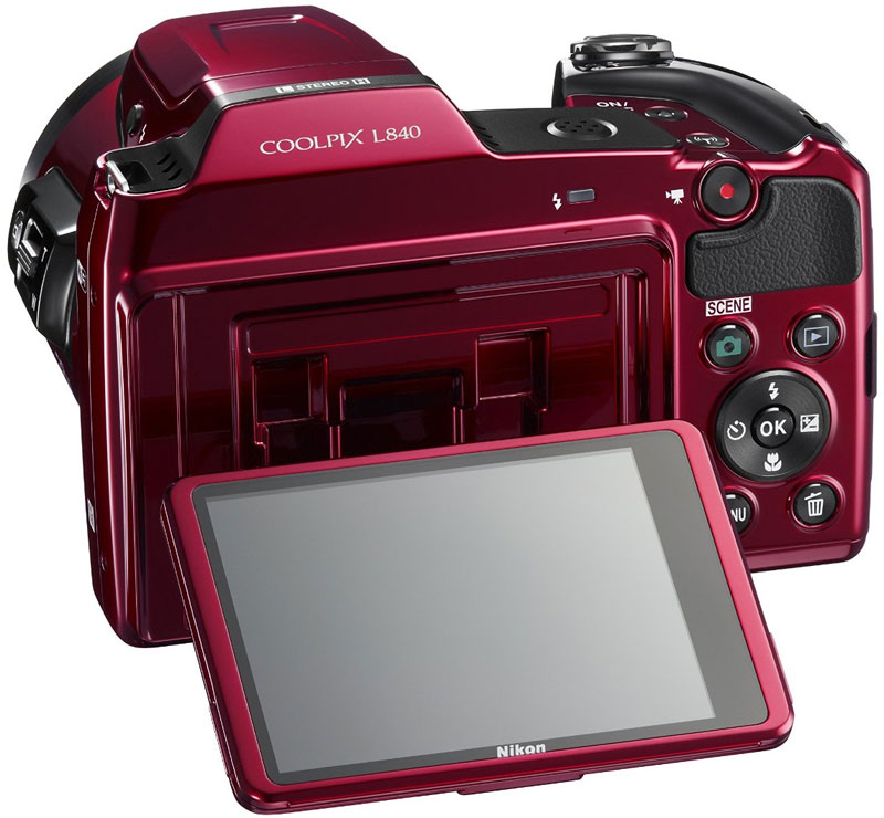 Фотоаппарат NIKON Coolpix L840 Red (VNA771E1) Тип матрицы CMOS (КМОП)