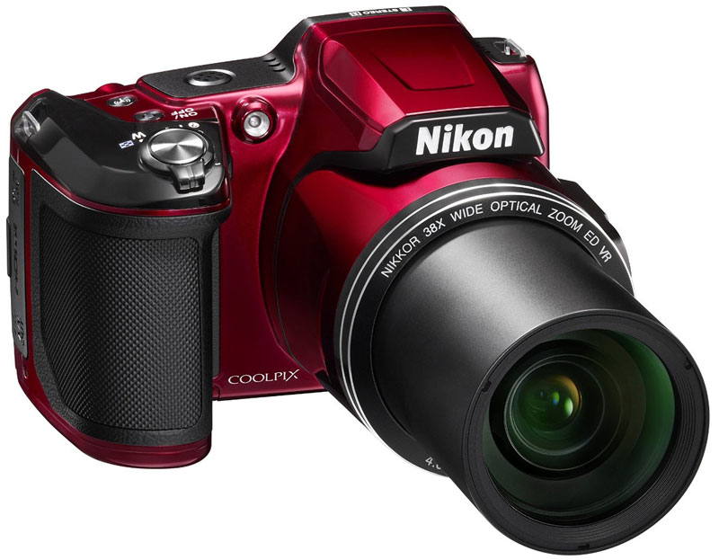 Фотоаппарат NIKON Coolpix L840 Red (VNA771E1) Размер матрицы 1/2.3" (6.2 х 4.6 мм)