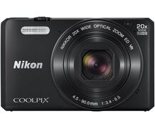 Фотоапарат NIKON Coolpix S7000 Black (VNA800E1)