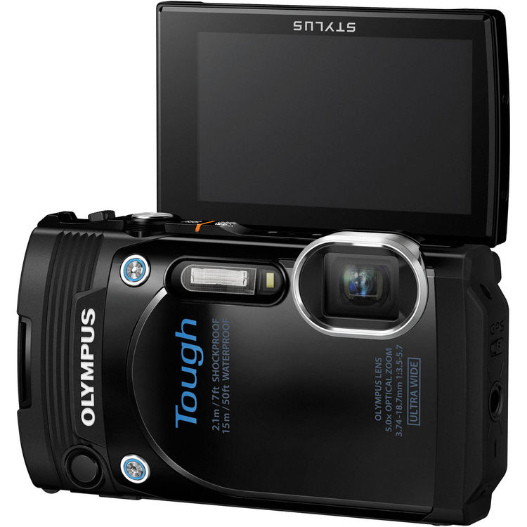 Цифровий фотоапарат OLYMPUS TG-860 Black Кіл-ть ефективних мегапікслів 16