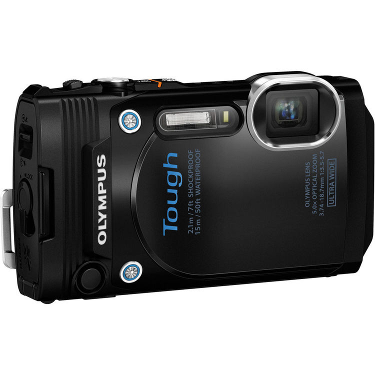 Цифровий фотоапарат OLYMPUS TG-860 Black Розмір матриці 1/2.3" (6.2 х 4.6 мм)