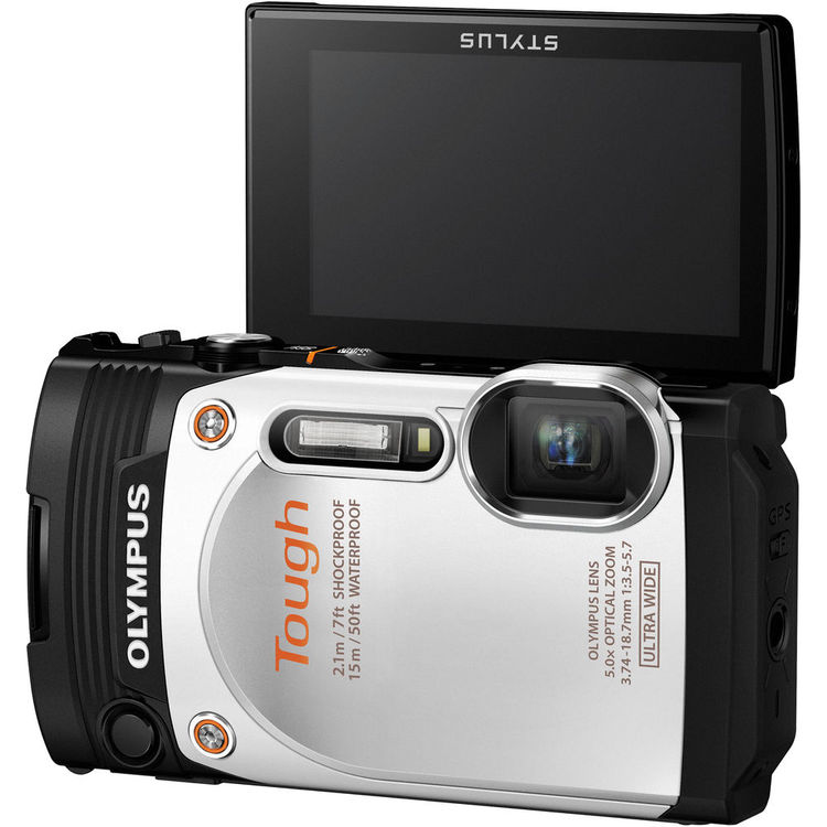 Цифровой фотоаппарат OLYMPUS TG-860 White Кол-во эффективных мегапикселей 16