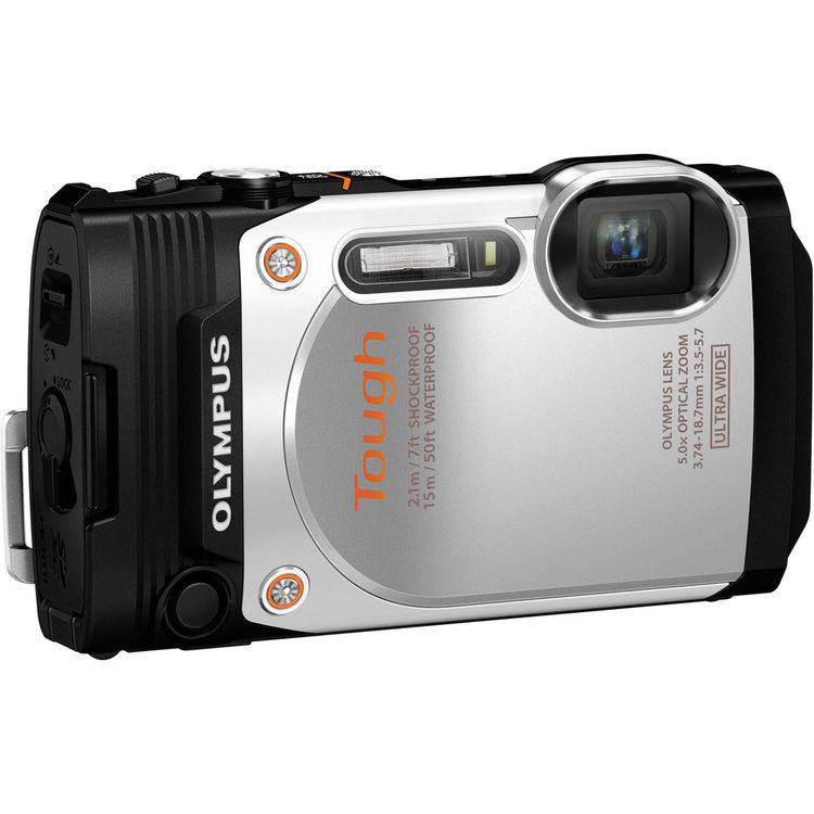 Цифровой фотоаппарат OLYMPUS TG-860 White Размер матрицы 1/2.3" (6.2 х 4.6 мм)