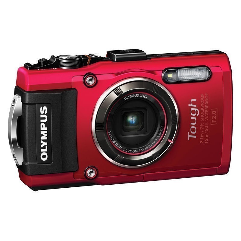 Фотоапарат OLYMPUS TG-4 red (V104160RE000) Тип водонепроникний