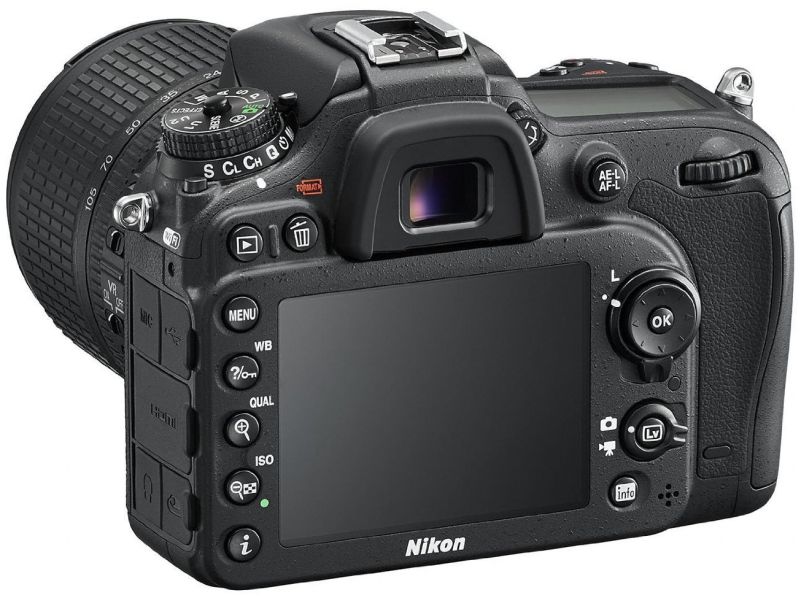 Фотоапарат NIKON D7200 kit 18-105 VR Black (VBA450K001) Розмір матриці APS-C (23.5 х 15.6 мм)