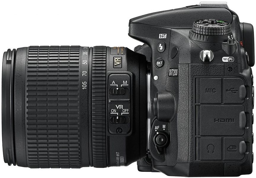 Замовити Фотоапарат NIKON D7200 kit 18-105 VR Black (VBA450K001)