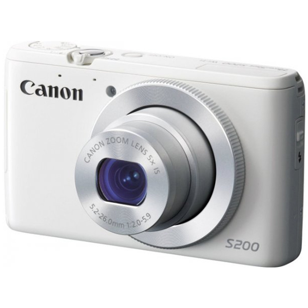 Цифровий фотоапарат Canon PowerShot S200 IS White Кіл-ть ефективних мегапікслів 10.1