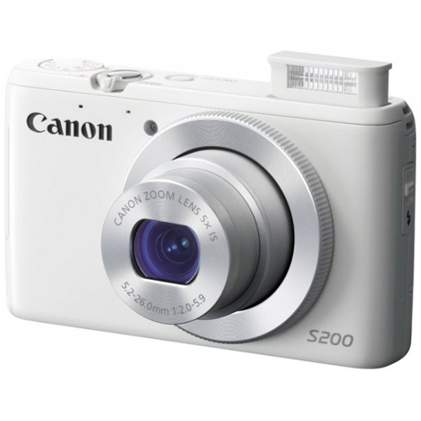 Цифровий фотоапарат Canon PowerShot S200 IS White Розмір матриці 1/1.7" (7.6 х 5.7 мм)