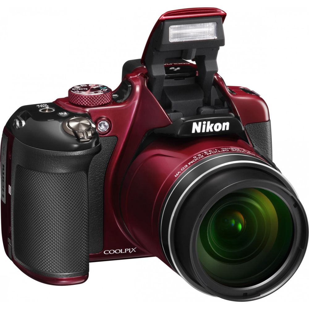 Цифровий фотоапарат NIKON Coolpix P610 Red (VNA761E1) Кіл-ть ефективних мегапікслів 16