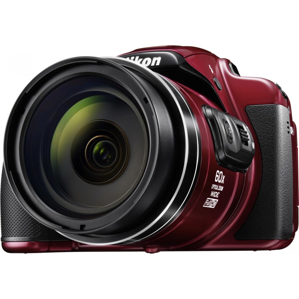 Зовнішній вигляд Цифровий фотоапарат NIKON Coolpix P610 Red (VNA761E1)