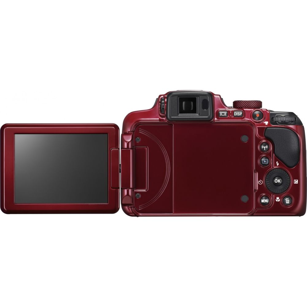 Зображення Цифровий фотоапарат NIKON Coolpix P610 Red (VNA761E1)