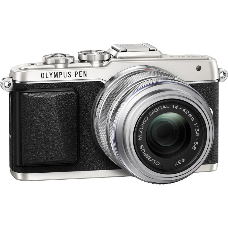 В Украине Фотоаппарат OLYMPUS E-PL7 14-42 mm Pancake Zoom Kit Silver/Silver (V205073SE001)