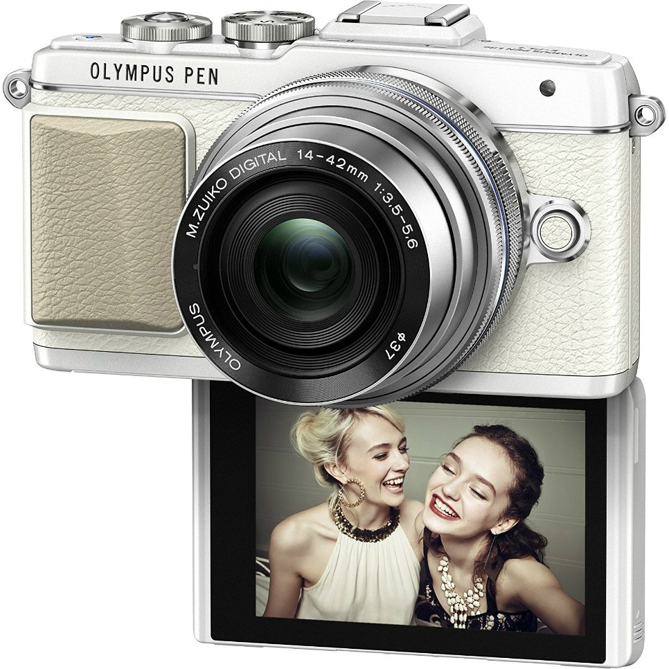 Фотоапарат OLYMPUS E-PL7 14-42 mm Pancake Zoom Kit white/silver (V205073WE001) Кіл-ть ефективних мегапікслів 16.1