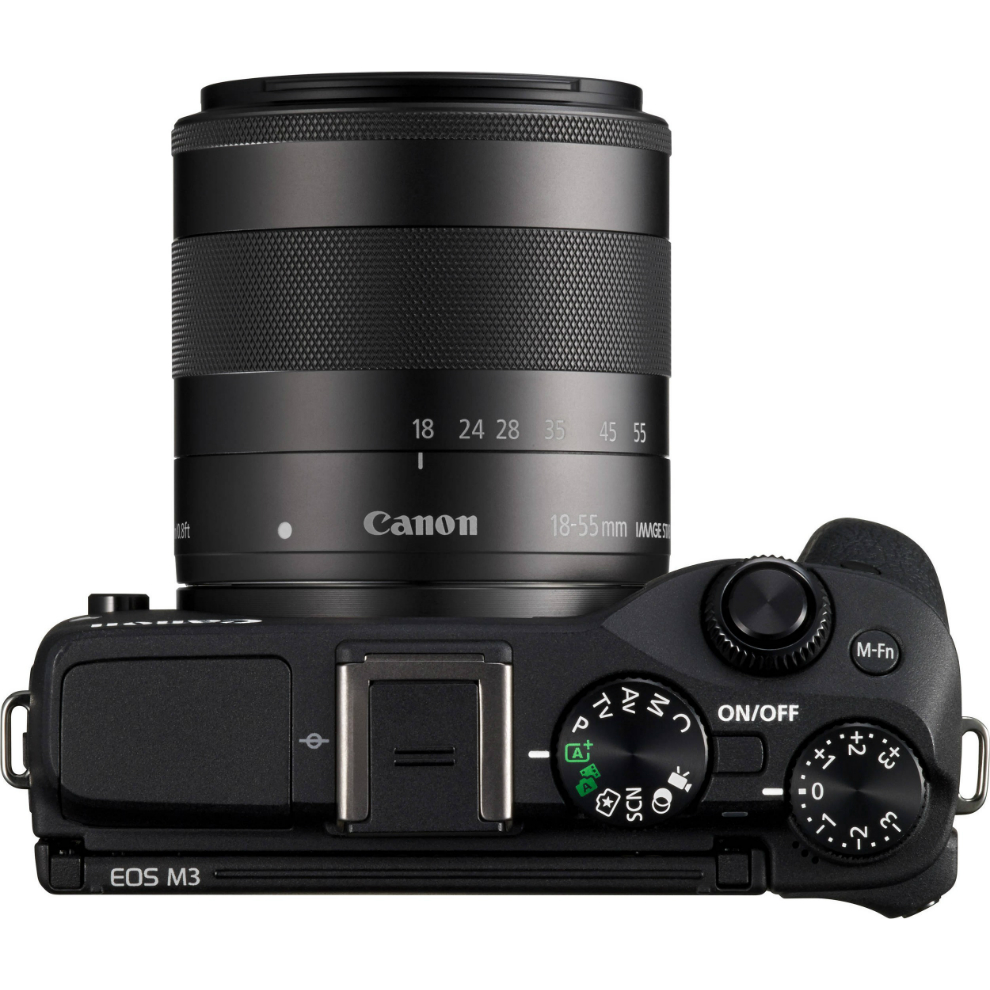 Фотоаппарат CANON EOS M3 (18-55mm) IS (9694B065AA) Кол-во эффективных мегапикселей 24.2