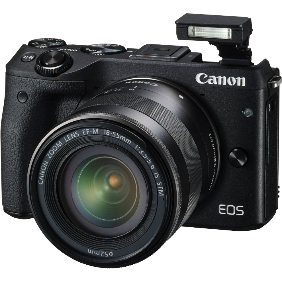 Фотоаппарат CANON EOS M3 (18-55mm) IS (9694B065AA) Тип матрицы CMOS (КМОП)