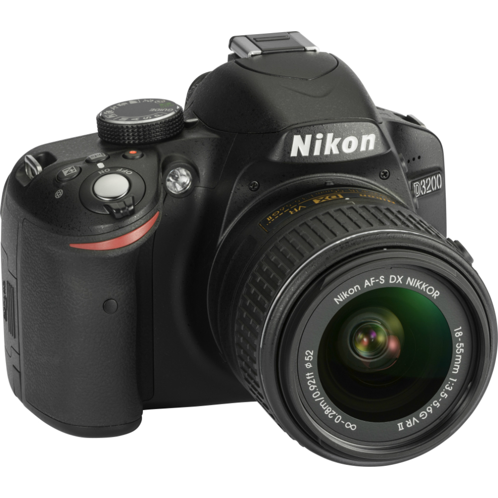 Цифрова дзеркальна фотокамера NIKON D3200 Kit 18-55 VR II+SLR Shoulder Bag Кіл-ть ефективних мегапікслів 24.2