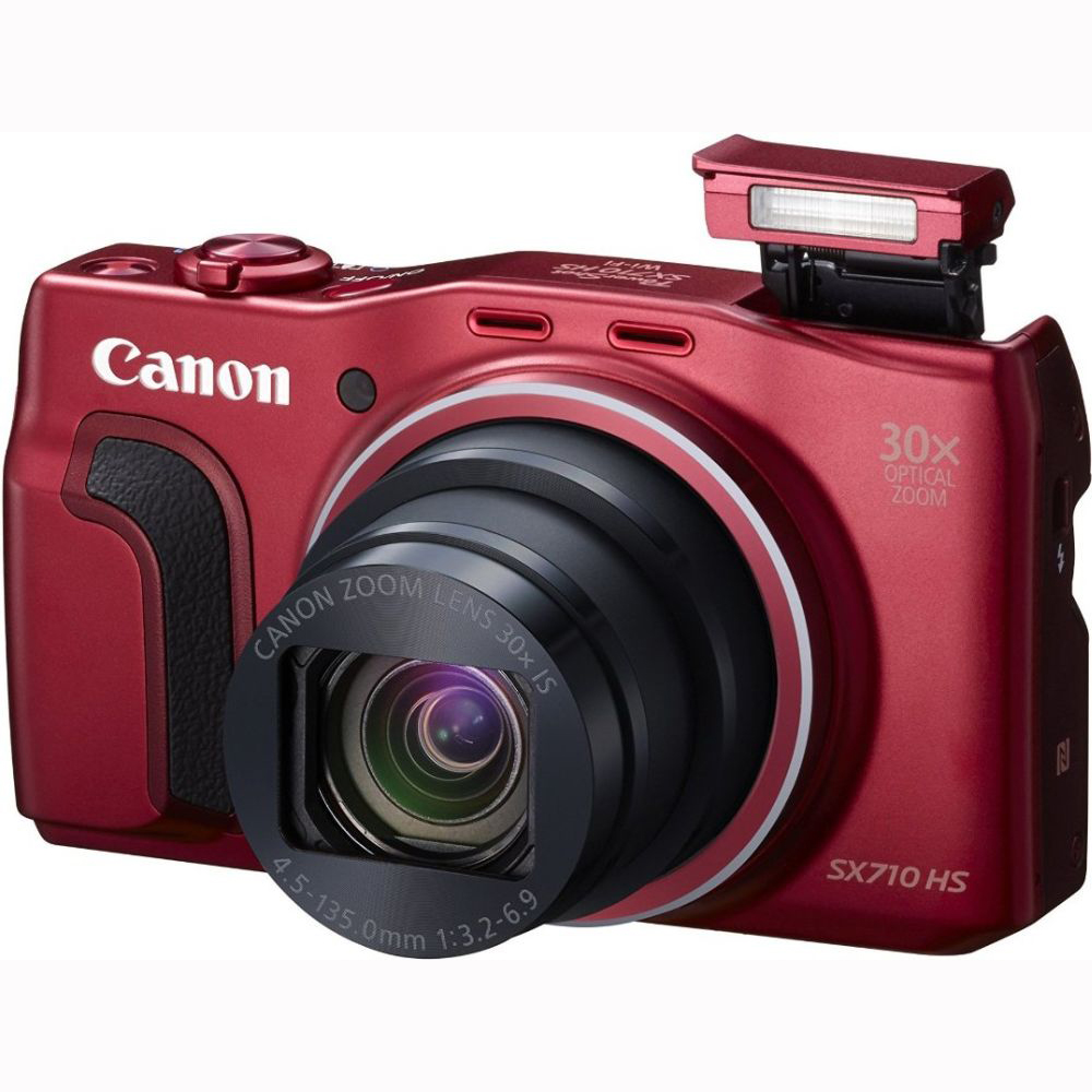 Цифровий фотоапарат CANON Powershot SX710 IS Red Кіл-ть ефективних мегапікслів 20.3