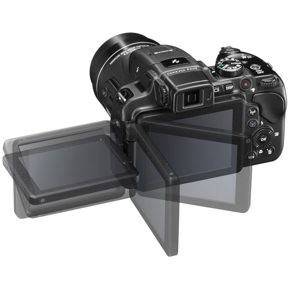 В интернет магазине Цифровой фотоаппарат NIKON Coolpix P610 Black + сумка