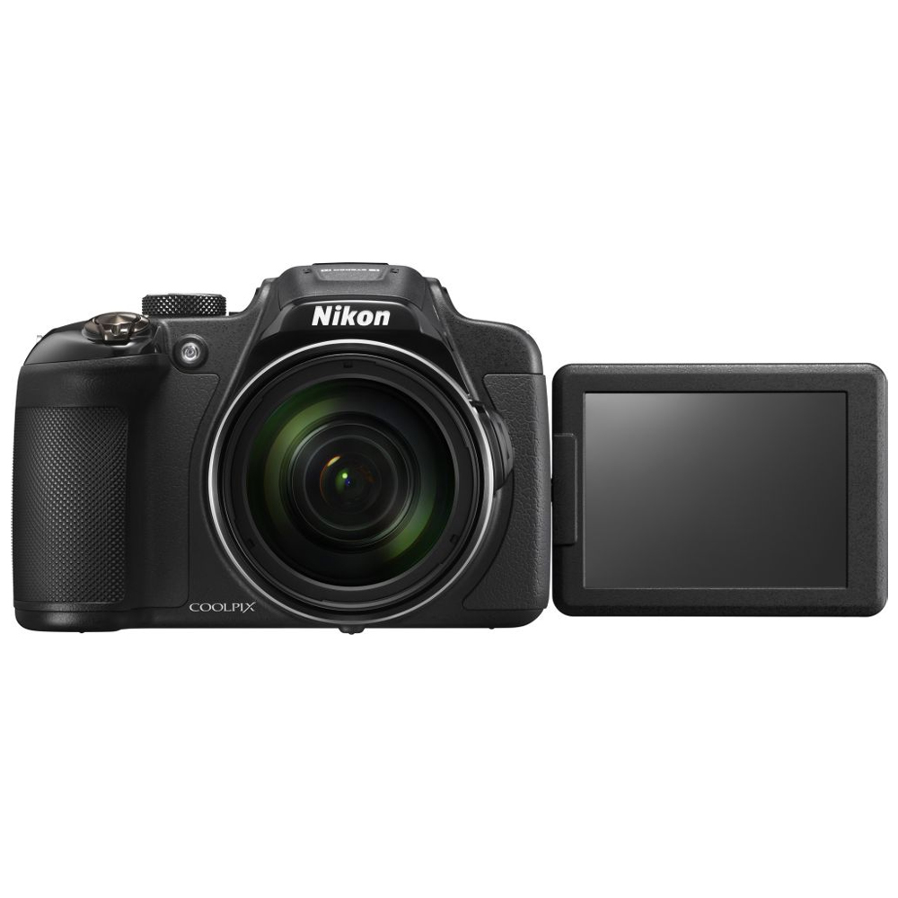 В Фокстрот Цифровой фотоаппарат NIKON Coolpix P610 Black + сумка