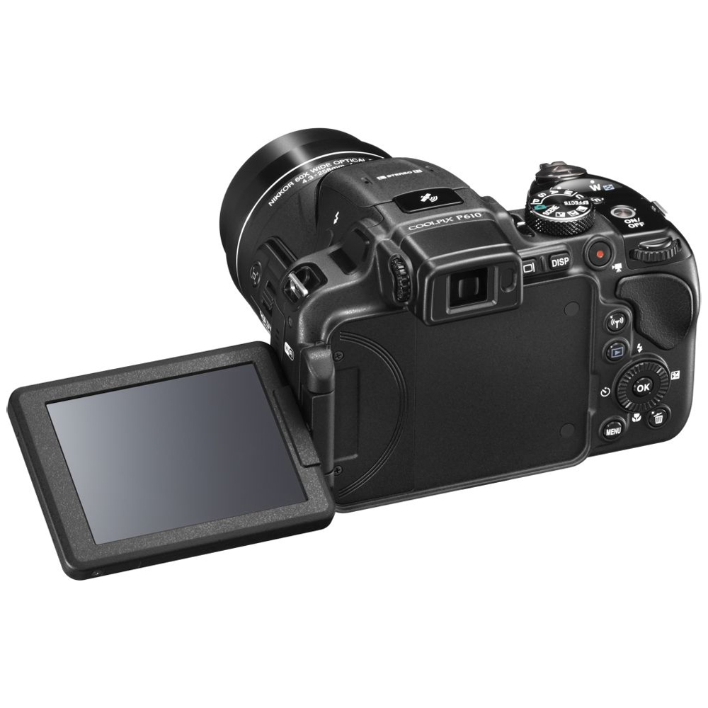 Изображение Цифровой фотоаппарат NIKON Coolpix P610 Black + сумка