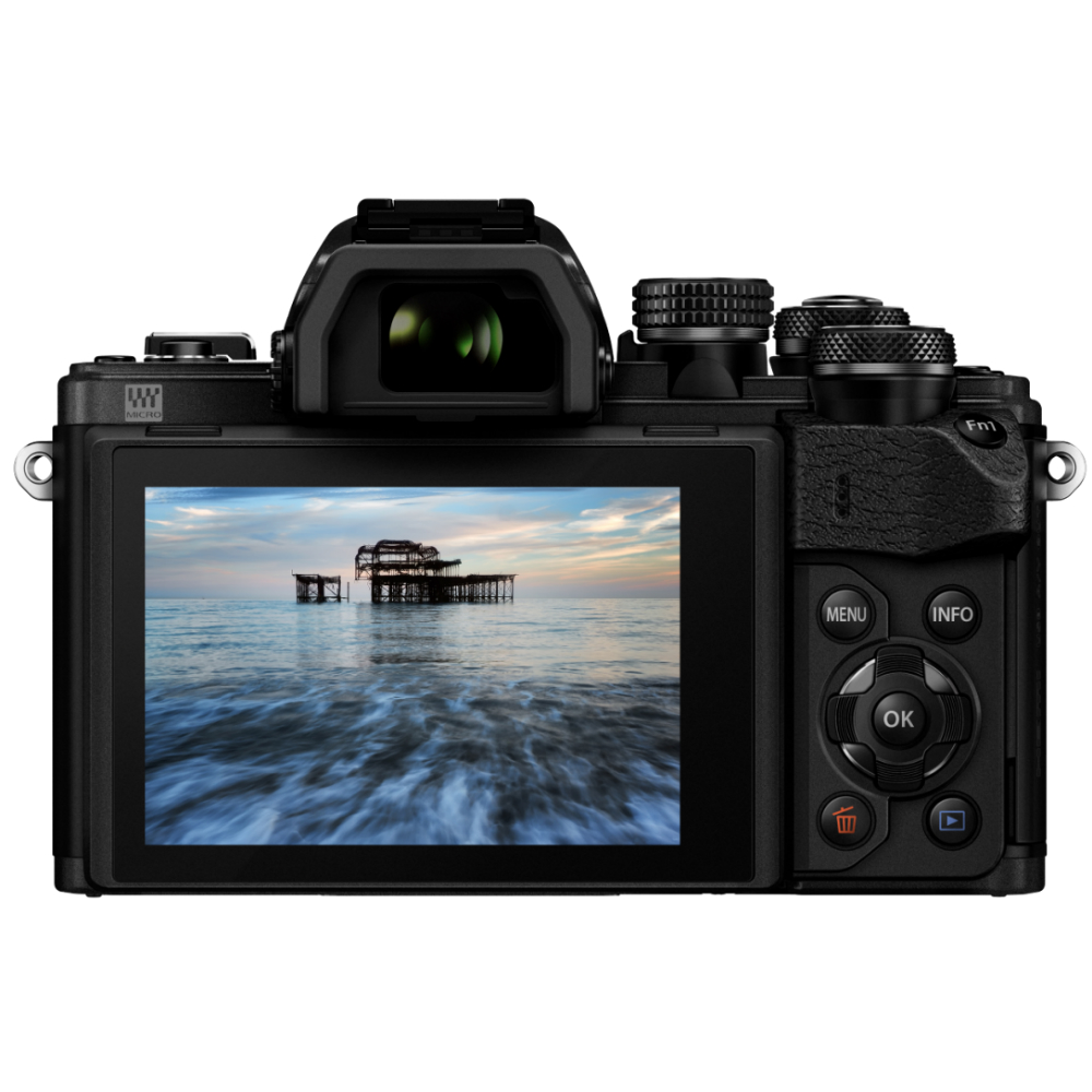 Системный фотоаппарат OLYMPUS E-M10 mark II 14-42 Kit black/black Кол-во эффективных мегапикселей 16.1