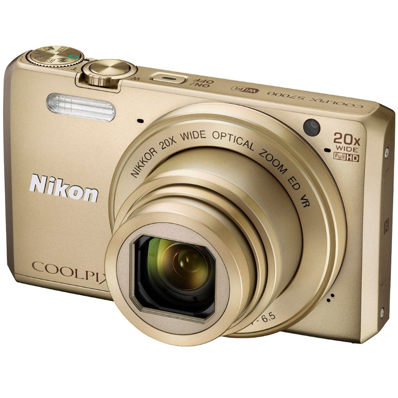 Цифровой фотоаппарат NIKON Coolpix S7000 Gold