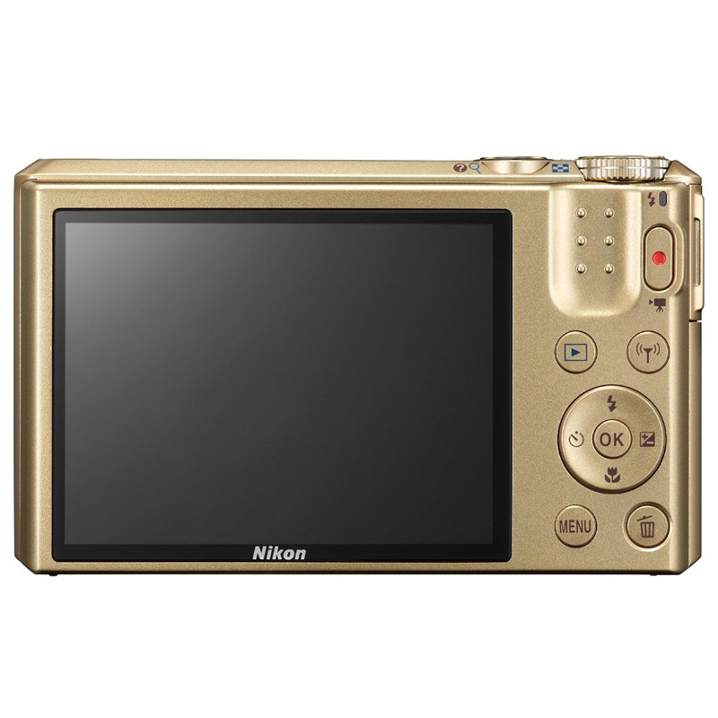 Цифровой фотоаппарат NIKON Coolpix S7000 Gold Кол-во эффективных мегапикселей 16