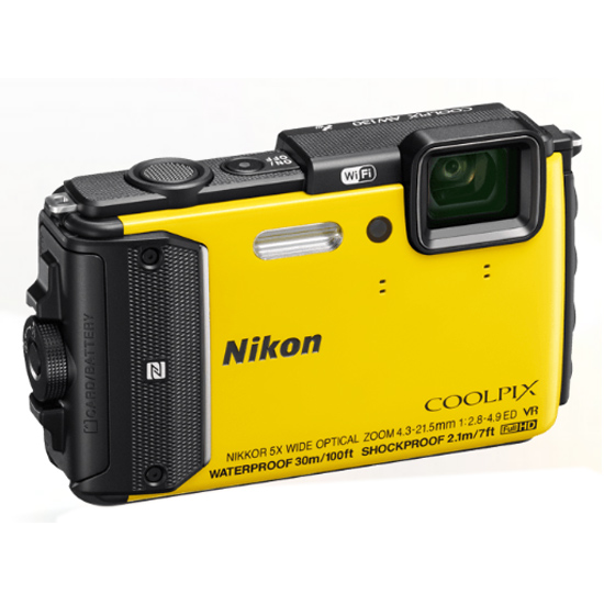 Цифровой фотоаппарат NIKON Coolpix AW130 Yellow Outdoor kit Кол-во эффективных мегапикселей 16