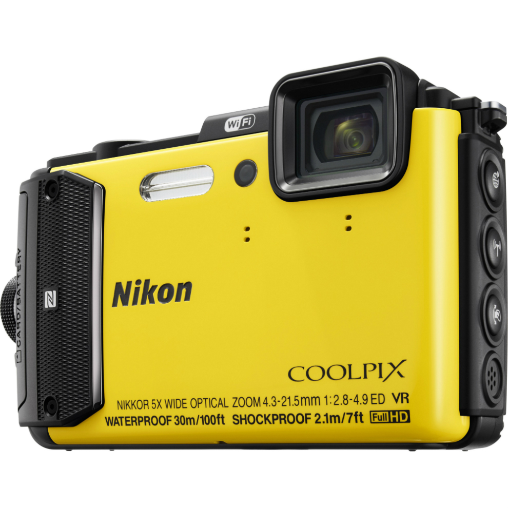 Внешний вид NIKON Coolpix AW130 Yellow Diving kit (VNA844K002)