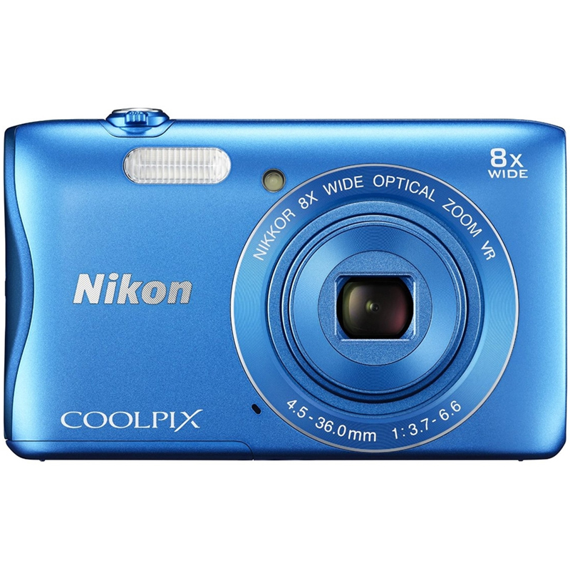 Цифровий фотоапарат NIKON Coolpix S3700 Blue