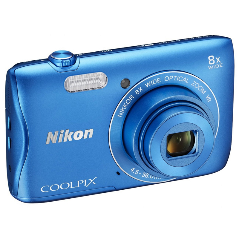 Цифровий фотоапарат NIKON Coolpix S3700 Blue Тип компактний