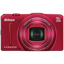 Цифровий фотоапарат NIKON Coolpix S9700 Red kit + 8Gb