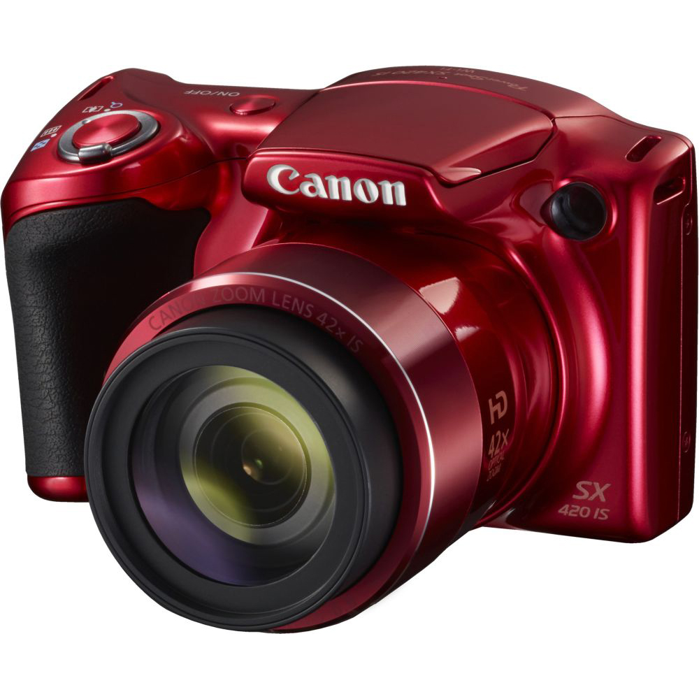 Цифровий фотоапарат CANON PowerShot SX420 IS Red Кіл-ть ефективних мегапікслів 20.5