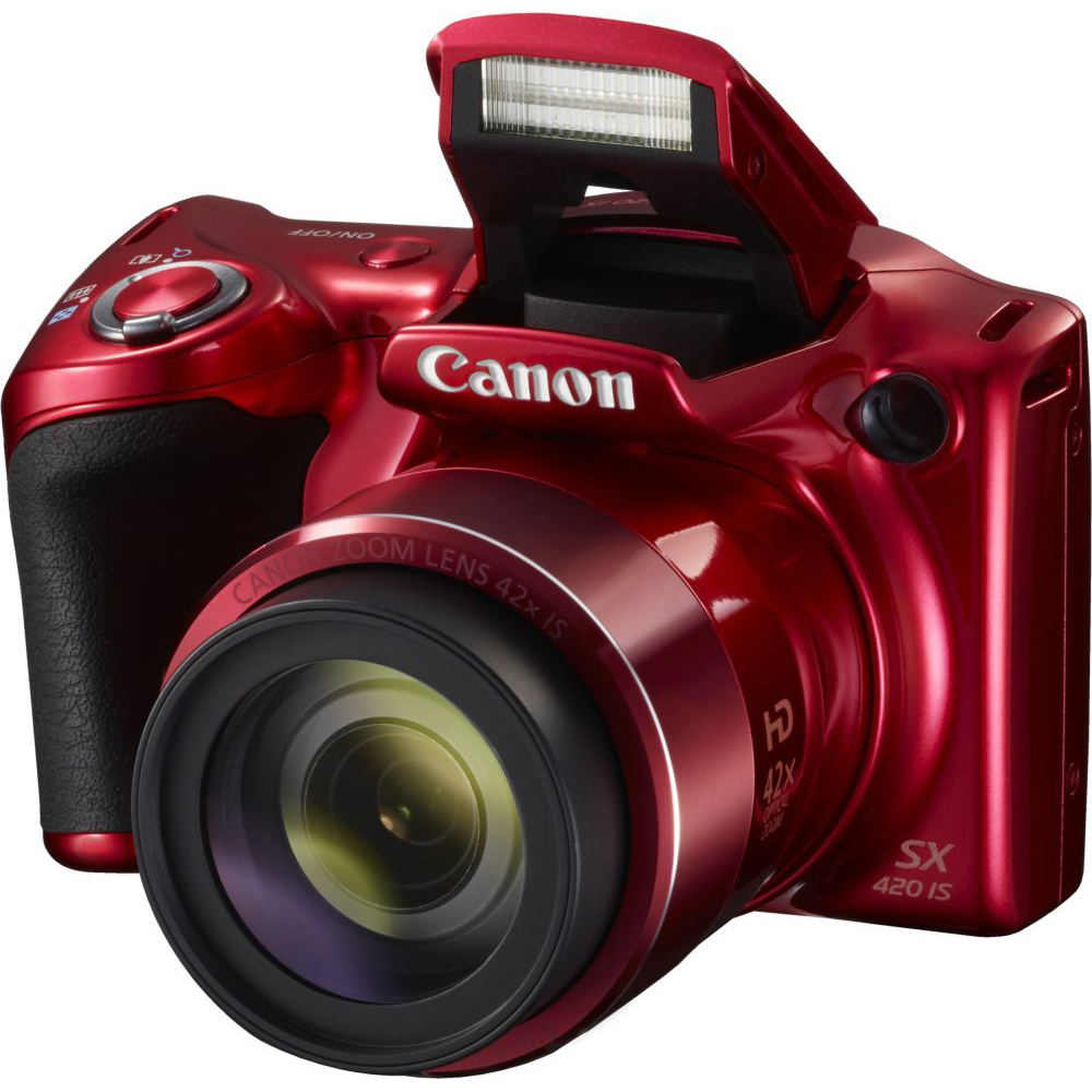 Цифровий фотоапарат CANON PowerShot SX420 IS Red Розмір матриці 1/2.3" (6.2 х 4.6 мм)