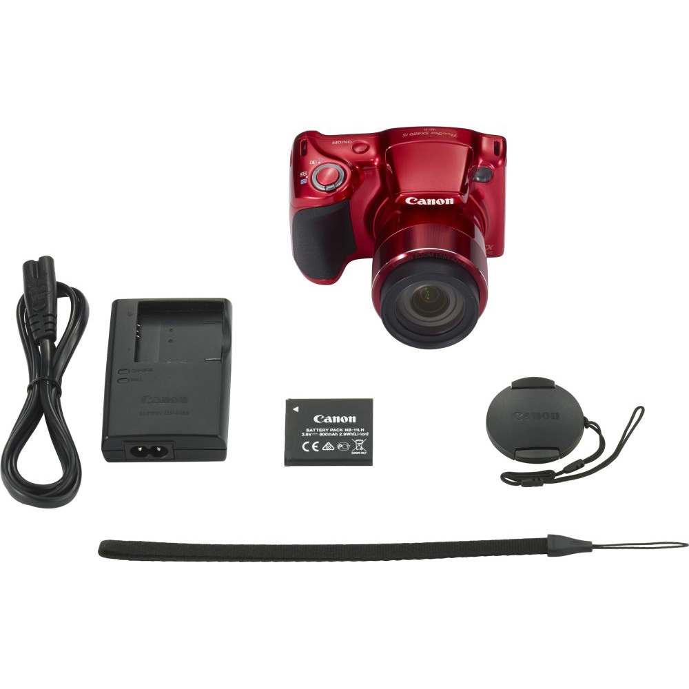 Зовнішній вигляд Цифровий фотоапарат CANON PowerShot SX420 IS Red