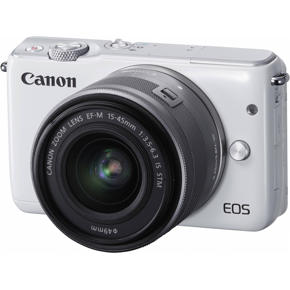 Фотоаппарат Canon EOS M10 kit (15-45mm) IS STM White (0922C040AA)