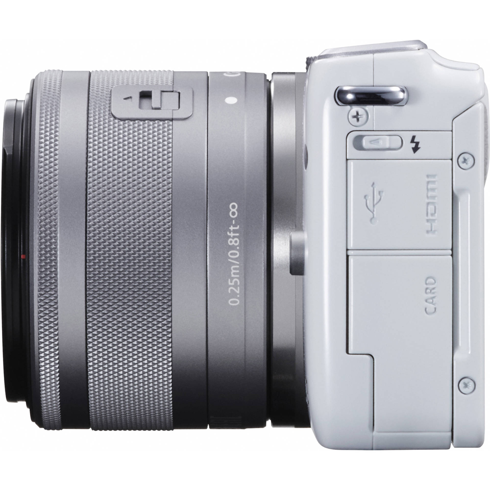 В Украине Фотоаппарат Canon EOS M10 kit (15-45mm) IS STM White (0922C040AA)