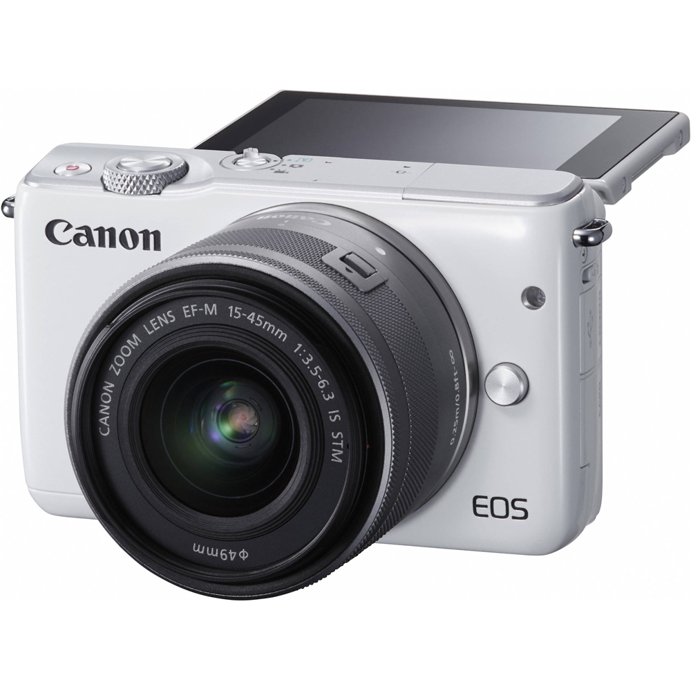 Фотоаппарат Canon EOS M10 kit (15-45mm) IS STM White (0922C040AA) Кол-во эффективных мегапикселей 18