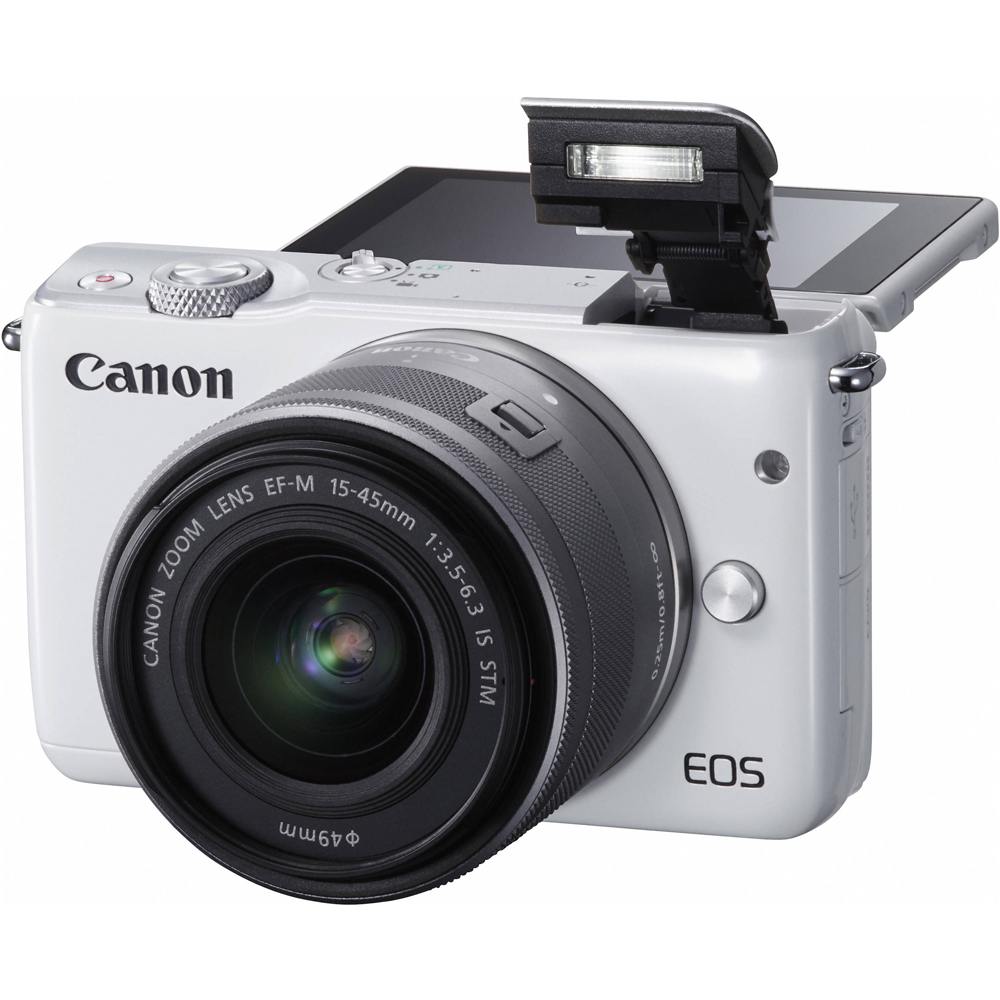 Фотоаппарат Canon EOS M10 kit (15-45mm) IS STM White (0922C040AA) Размер матрицы APS-C (22.3 х 14.9 мм)