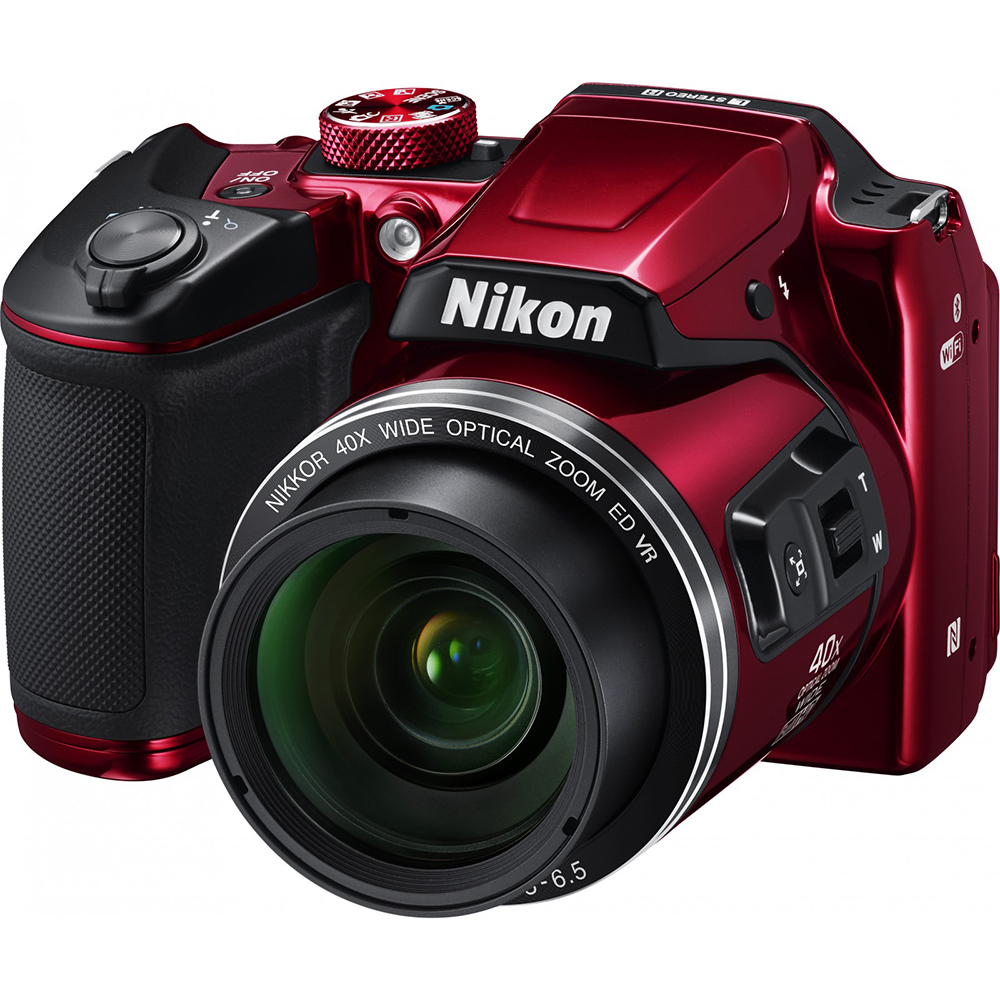 Фотоапарат NIKON Coolpix B500 Red (VNA953E1)