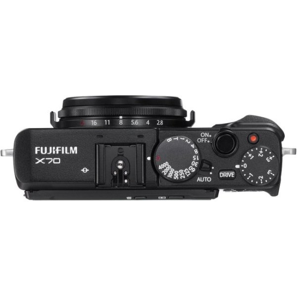 Зовнішній вигляд Фотоапарат FUJIFILM FinePix X70 Black (16499148)