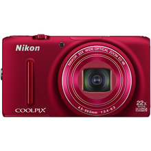 Фотоаппарат NIKON Coolpix S9500 Red (VNA262E1)