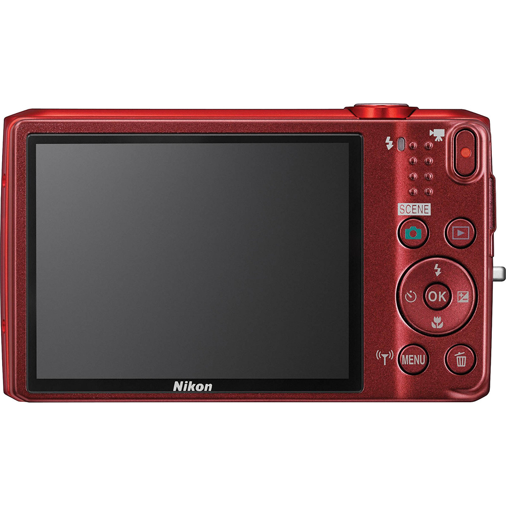 Фотоапарат NIKON Coolpix S6800 Red Kit (VNA521KG02) Кіл-ть ефективних мегапікслів 16.76