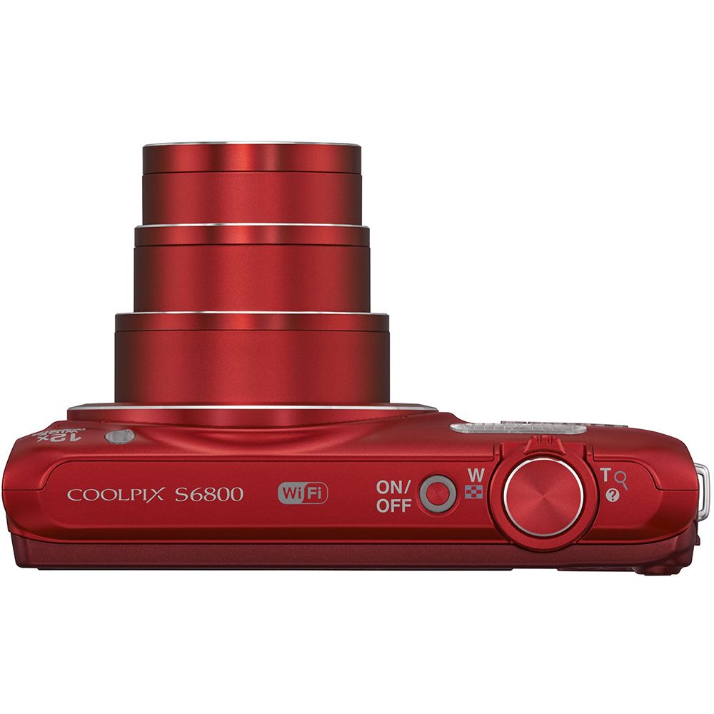 Фотоапарат NIKON Coolpix S6800 Red Kit (VNA521KG02) Тип матриці CMOS (КМОП)