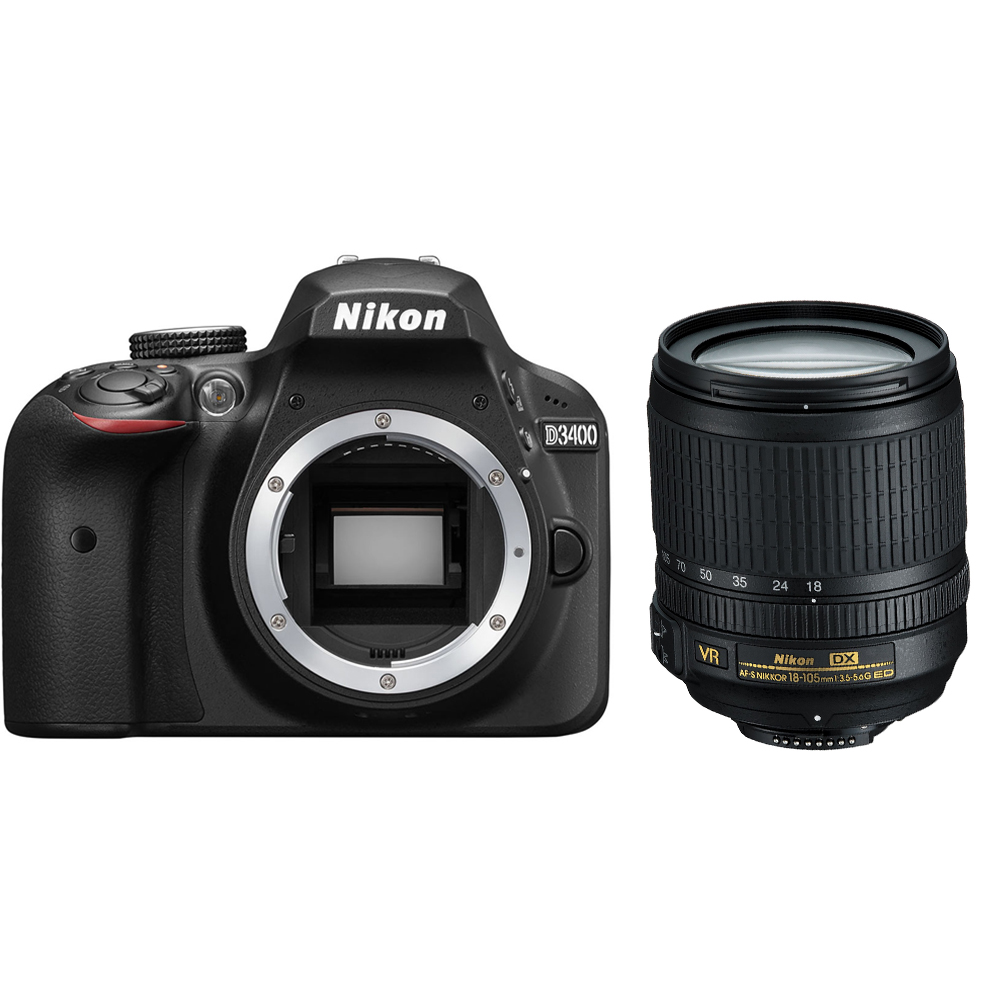 Фотоаппарат NIKON D3400 KIT AF-S DX 18-105 VR (VBA490K003) - в интернет ...