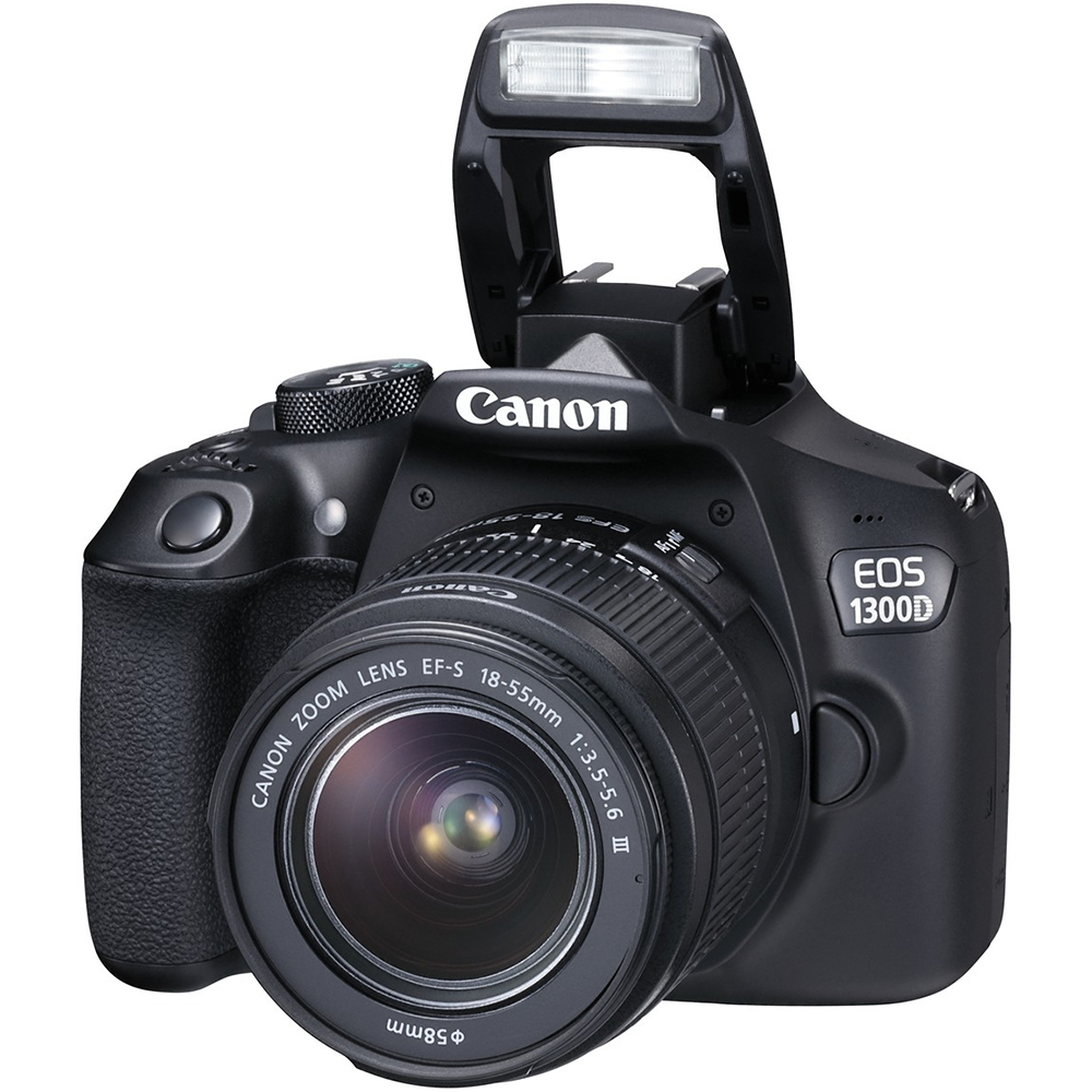 Фотоаппарат CANON EOS 1300D 18-55+50 1,8 IS RUK (1160C083AA) Кол-во эффективных мегапикселей 18